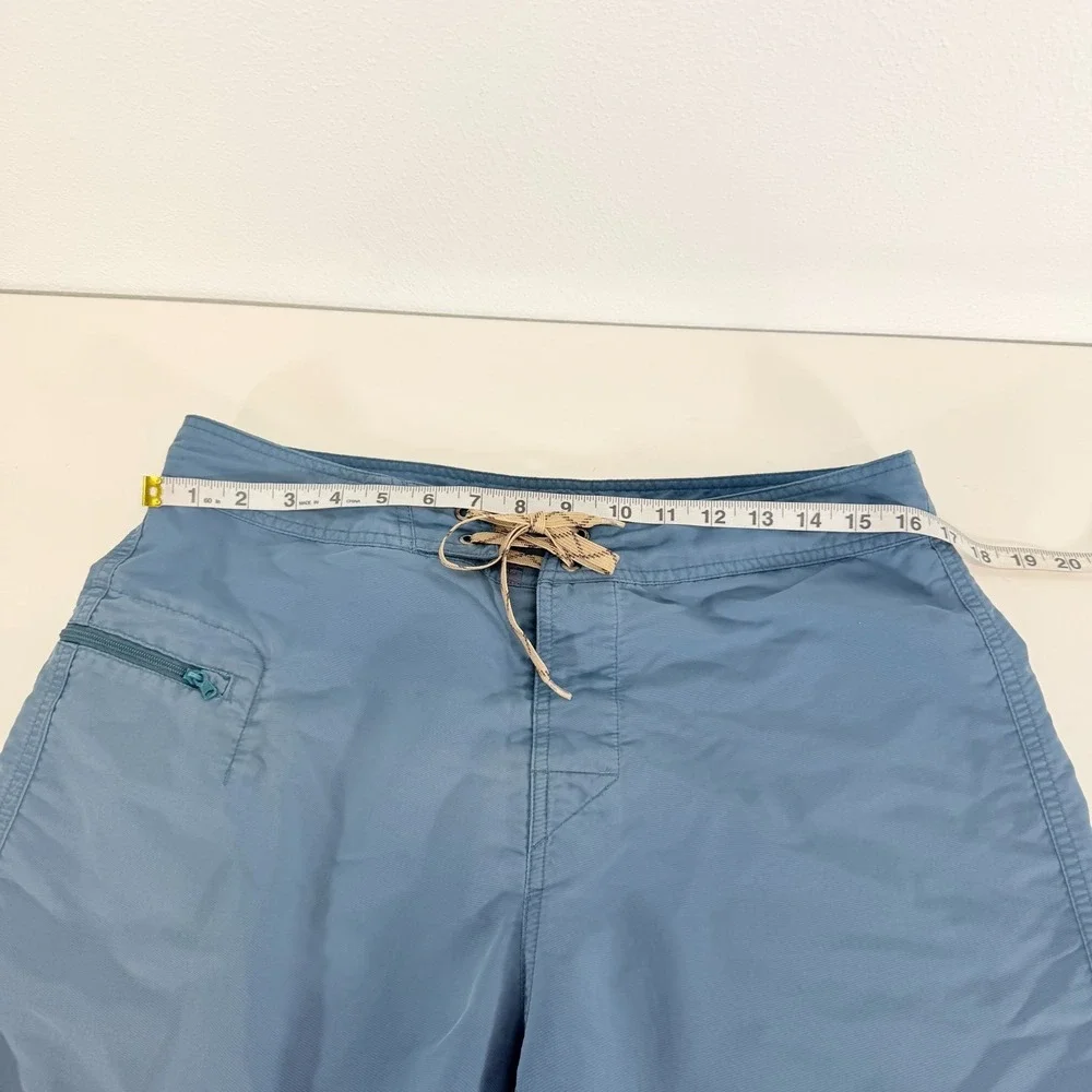 Patagonia Mens Gorpcore Wavefarer Slate Blue Board Swim Surf Shorts Size 33